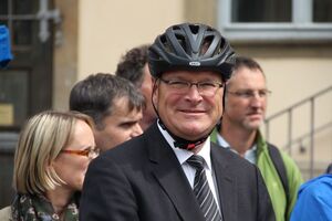 Immer wieder dabei: OB Andreas Starke. ©Stadt Bamberg