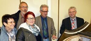Dors Feustel, Dieter Darkow, Stadträtin Andrea Hering, Stadtrat Reinhard Meringer, ATB-Geschäftsführer Peter Rüpplein