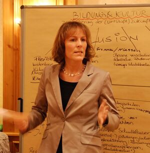 Hofer Oberbürgermeisterkandidatin Eva Döhla