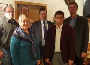 Von links: Udo Köppel, Gudrun Spatscheck, Marc Ultsch, Jörg Nürnberger, Ulrich Scharfenberg, Thomas Knauer