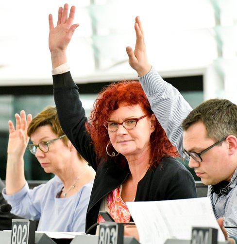 Kerstin Westphal, MdEP, im Parlament